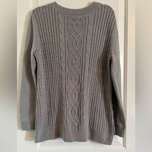Karen Scott EUC grey sweater